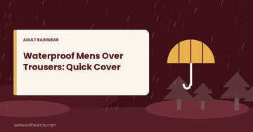 Waterproof Mens Over Trousers: Quick Cover Over Jeans